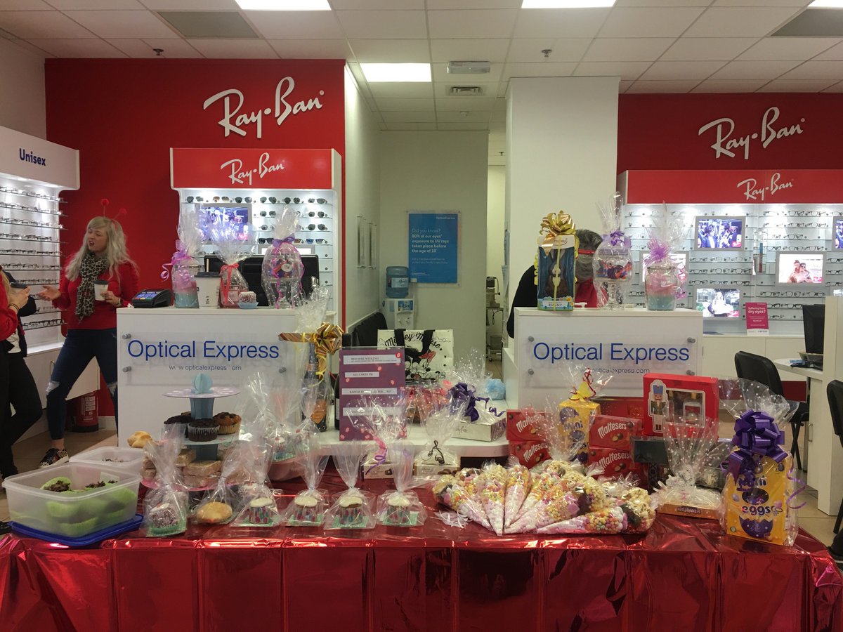 Congratulations to the team at <a href="/OpticalExpress/">Optical Express</a> who were fundraising for <a href="/comicrelief/">Comic Relief</a> on Saturday.

They managed to raise an amazing £301, well done to everyone who took part and thanks to all who donated #RedNoseDay #RND19