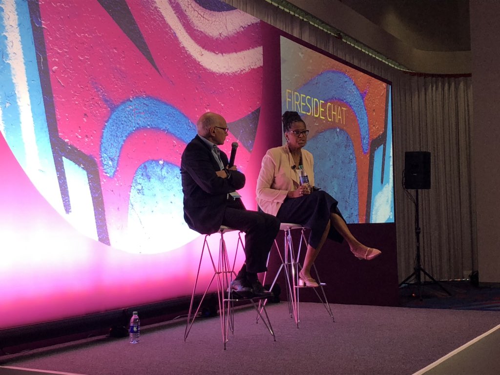 Listening to <a href="/DailySlate/">Lesley Slaton Brown</a> and <a href="/HP/">HP</a> Jos Brenkel encourage @HPChannelNews partners to embrace Diversity &amp; Inclusion. #HPProud #HPReinvent19