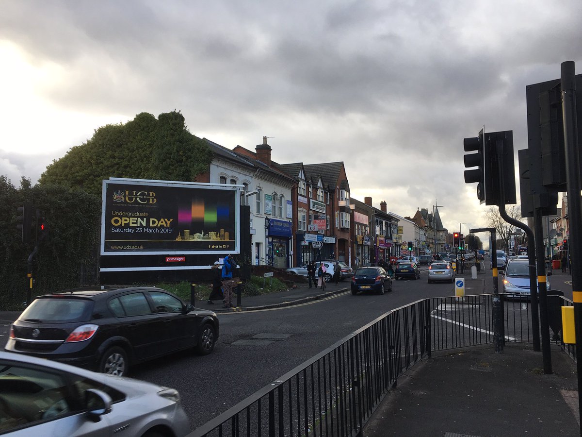 Look at the <a href="/UCBofficial/">University College Birmingham</a> artwork looking awesome on our #Birmingham 96 &amp; 48 sheets. Check out their #Undergraduate open day this Saturday #learning #winning #achieve #college
If you want to #advertise your company event drop me a message :)