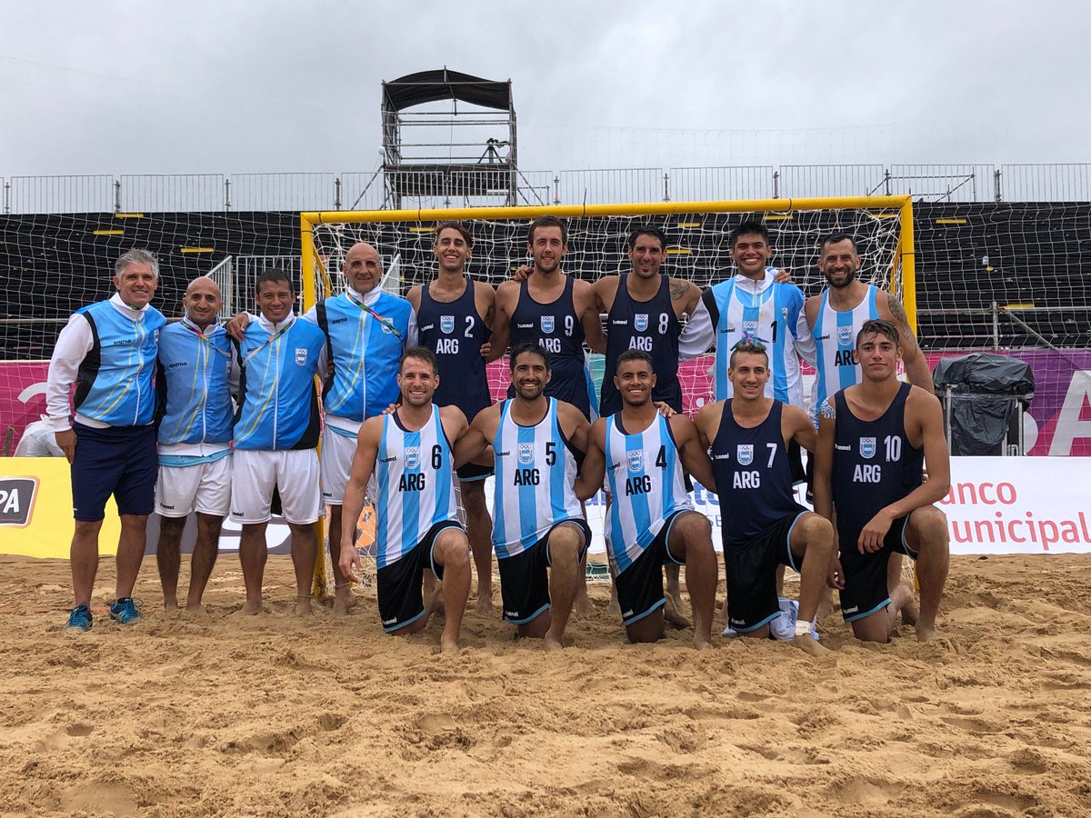 #BeachHandball Los varones del beach handball cerraron con el quinto puesto y una sonrisa:  bit.ly/2TKnMVm

#VamosArgentina #ArgentinaEnRosario2019