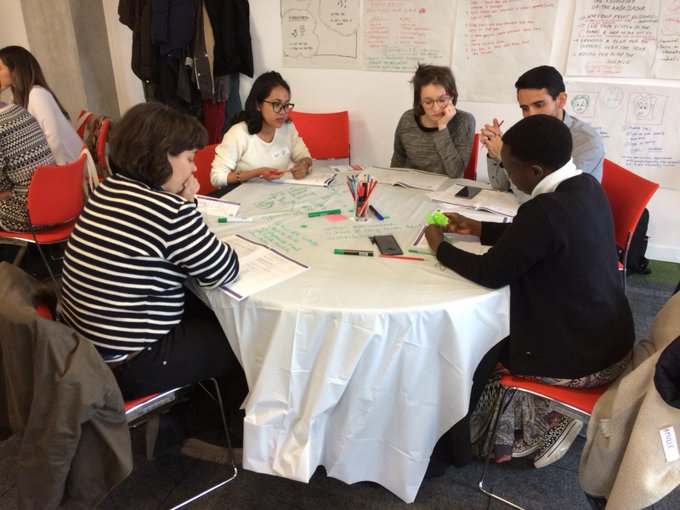 Image for the Tweet beginning: #GCEcoop mentors are busy discussing