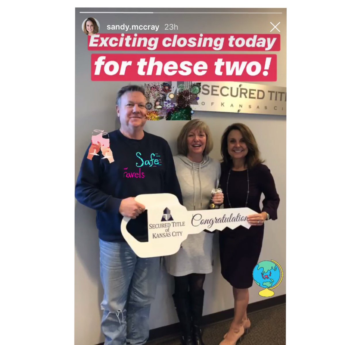 securedtitlekc's tweet photo. Congratulations on your new home! We love working with you @sandy.mccray! #securedtitlekc https://t.co/5szPhXcoWR
