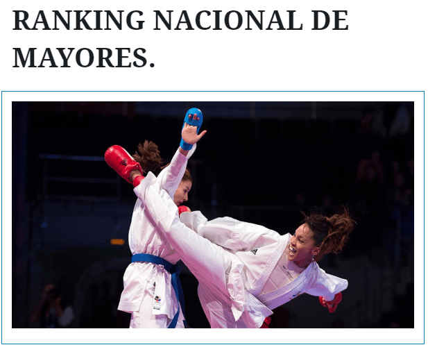 karatefedecol's tweet photo. EL RANKING DE LA CATEGORÍA SENIOR ESTA ACTUALIZADO. https://t.co/d82utTlW8q https://t.co/9IfSIVciP9
