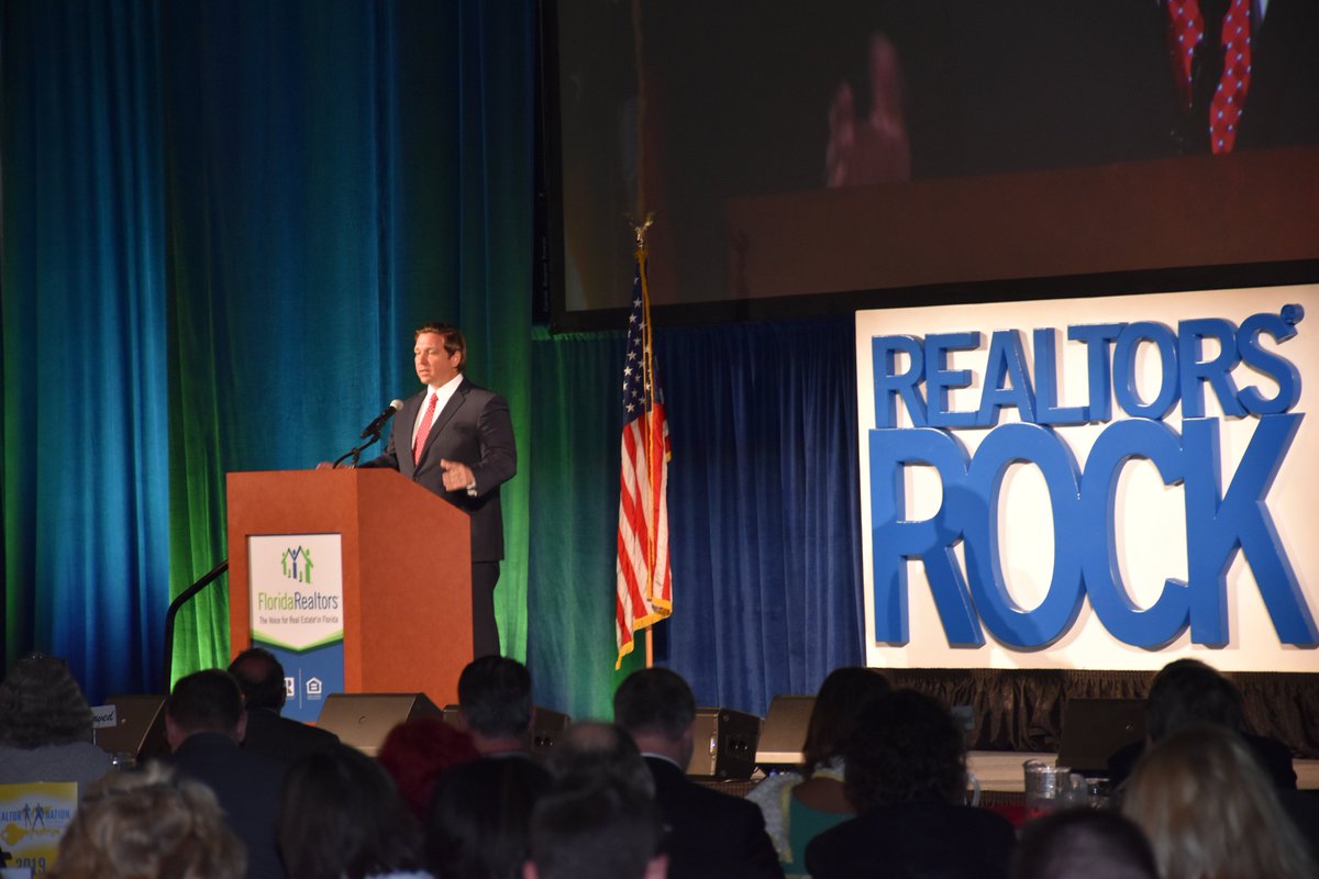 floridarealtors's tweet image. Thank you @RonDeSantisFL for speaking to Realtors during Great American Realtor Days!  #floridarealtors #floridapolitics #REALTORParty #REALTORSVote