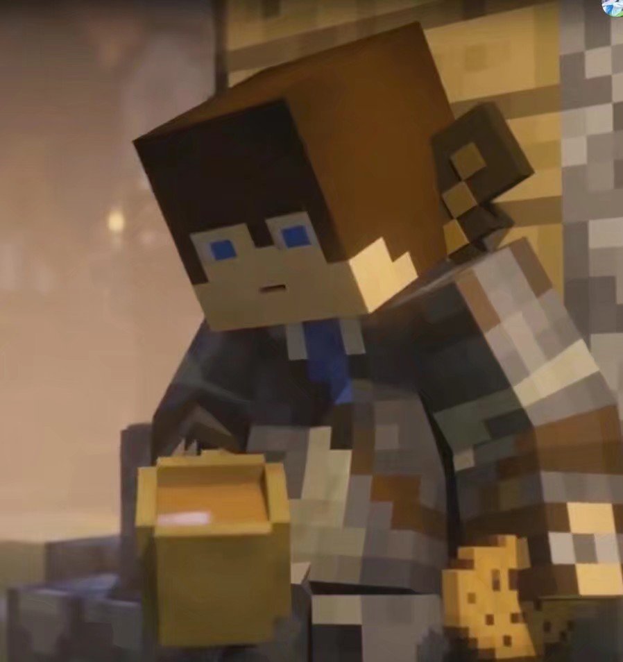 Saelens16's tweet photo. drew this scene BD
 don't have much time so i spend about 1h to finish this..

 #Minecraft #blackplasmastudio #samsmall https://t.co/AM25azTMYF