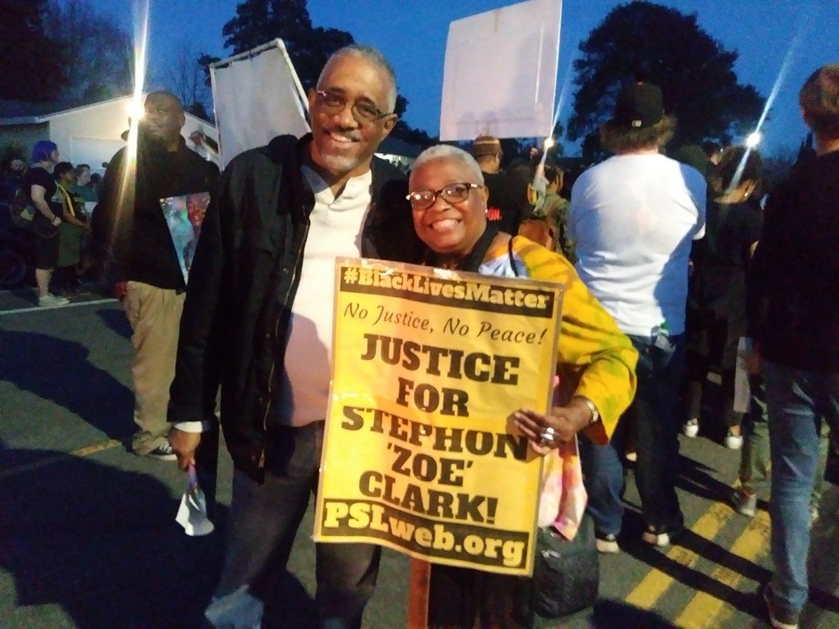 fayetalking's tweet photo. Yesterday we marched and rallied in Sacramento  with community members demanding Justice for Stephon Clark.  The  Commemoration-  One Year Later! Take These Streets in memory of  Stephon Clark. I AM Stephon Clark!! #StephonClark #JusticeforStephon https://t.co/JZYxbRWNB9