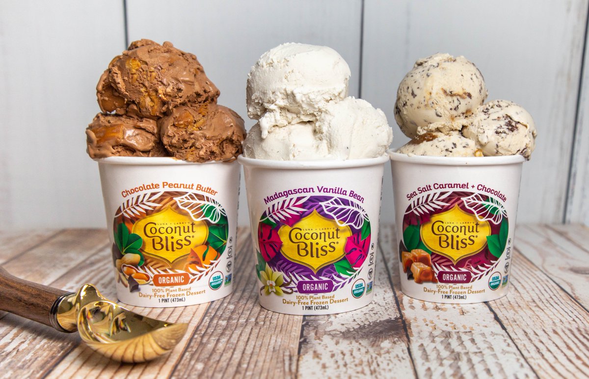 After 10 years we decided to shake things up a bit. We present to you our brand new Coconut Bliss packaging! coconutbliss.com

#shareyourbliss #coconutbliss #plantbasedpackaging #veganicecream #vegan