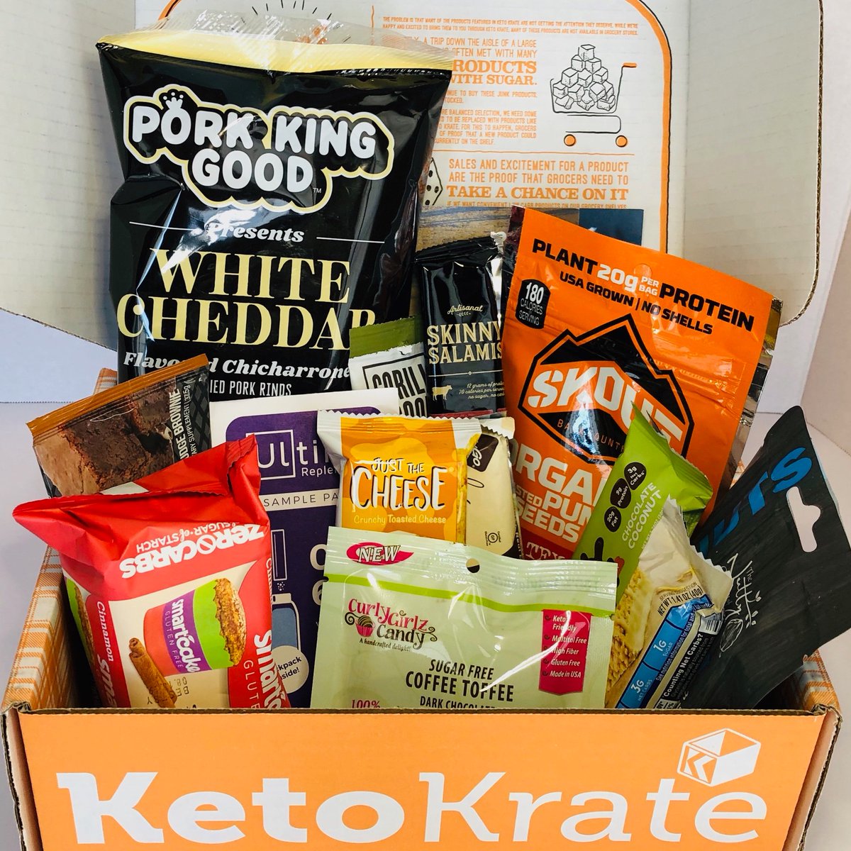 Womenonketo's tweet photo. @KetoKrate is chock full of goodies this month!!
Get yours before they disappear! https://t.co/YWMtPccV6Q #coupon 'womenonketo' for a discount! https://t.co/1fLRl93hxM