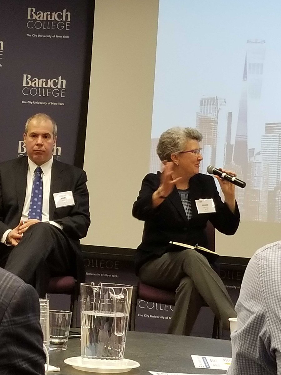 SASB's tweet photo. Standards Board member Marc Siegel and Director of Capital Markets Janine Guillot talk about the rewards of #esg reporting at @NIRI_National Big "I" at @BaruchCollege https://t.co/RvrMDGTzVr https://t.co/XzcM3kUhpk
