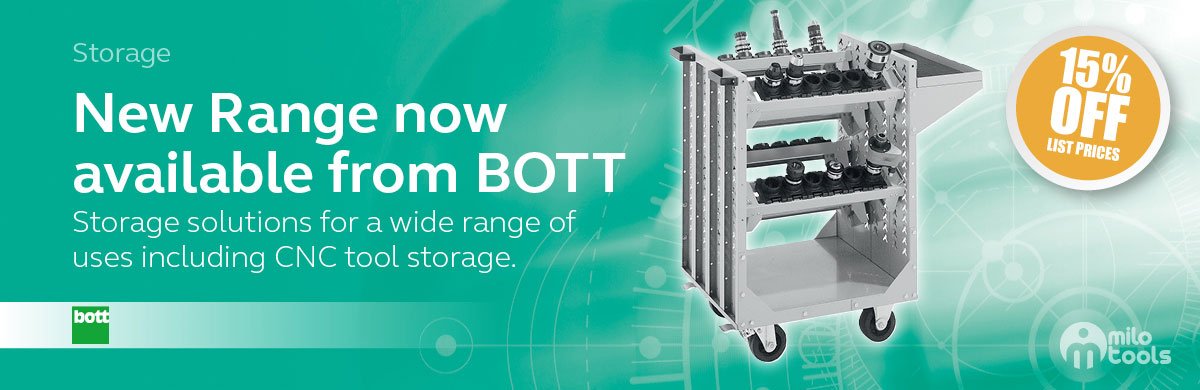 We now offer a full range of storage solutions from leading workplace storage manufacturer BOTT. 15% OFF List Price
milotools.co.uk/storage.html