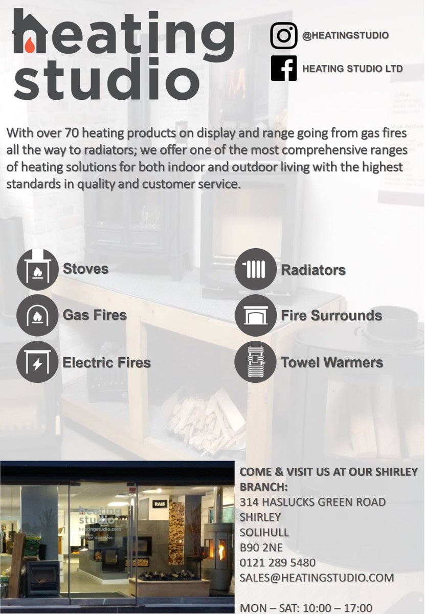 Want Some Cheap Radiators, Towel Warmers, Fires Or Stoves? 

Then Pop along to our Sister Store The Heating Studio! They Are Having A 75% OFF Clearance Sale On Loads of Products!!!!

#stoves #toweltuesday #radiators