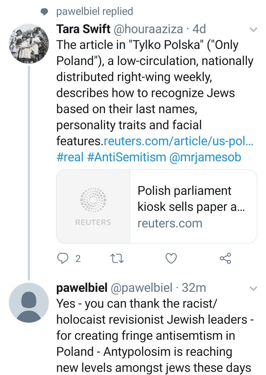 More examples of victim blame. This one from a Polish nationalist.