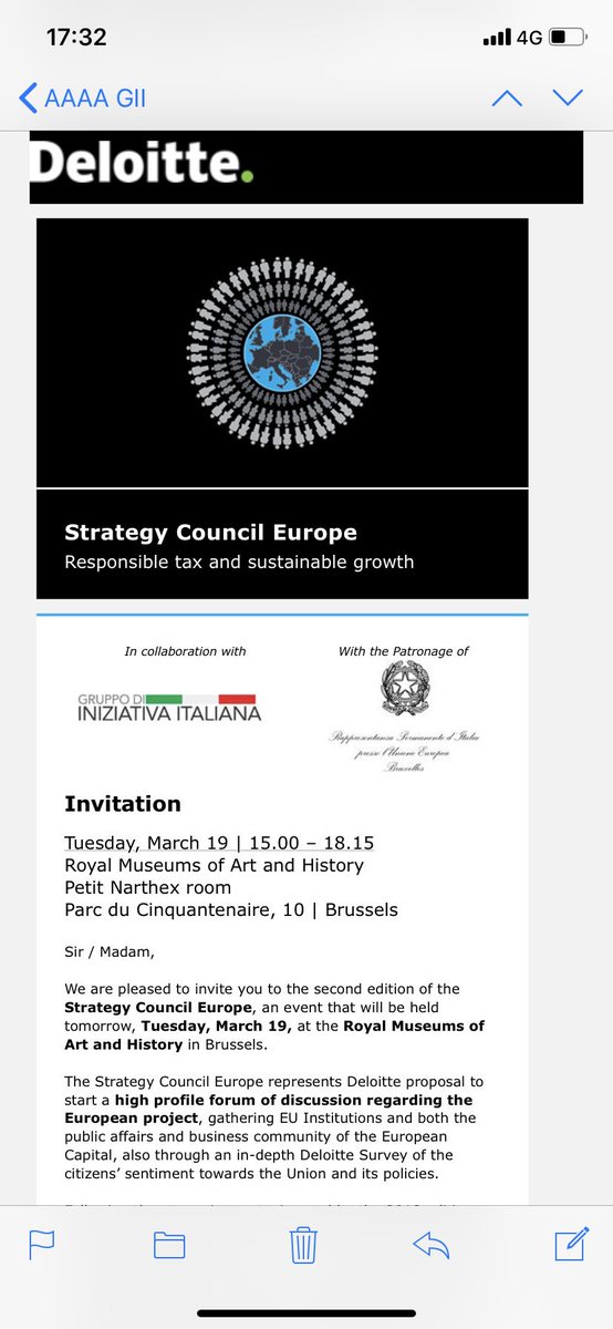 lucaselva's tweet photo. Proud to support @GiiBruxelles and @DeloitteItalia fostering the debate on “Responsible tax and sustainable growth” #ianusgroup @EuropeanParl @albertomazzola1 @EP_President https://t.co/8fhouh230T