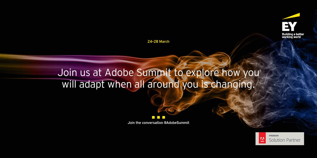 I'm excited to be attending #AdobeSummit this year where we will be discussing the latest trends and newest technologies in digital and customer-focused marketing. Send me a message if you are going.  We can setup time to meet in our Chairman Suite 36.105