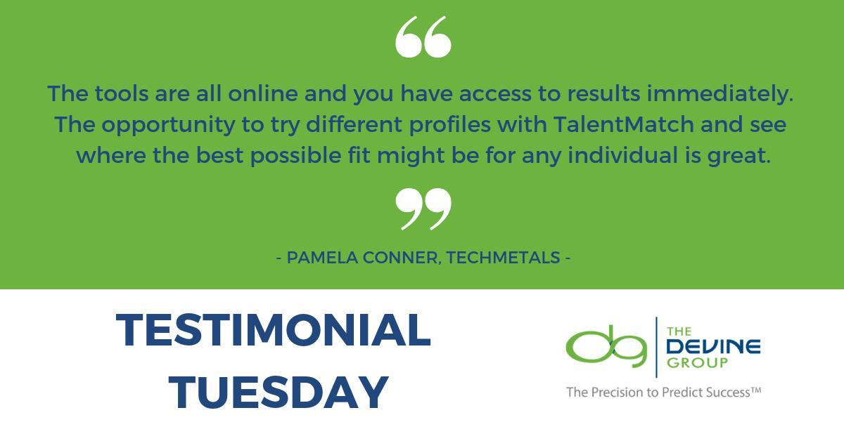 TheDevineGroup's tweet photo. One of the biggest challenges manufacturers face is employee injuries. Find safety-minded employees with TalentMatch. It worked for @TechmetalsInc!
#TestimonialTuesday #Manufacturing https://t.co/8axTw1wgSe