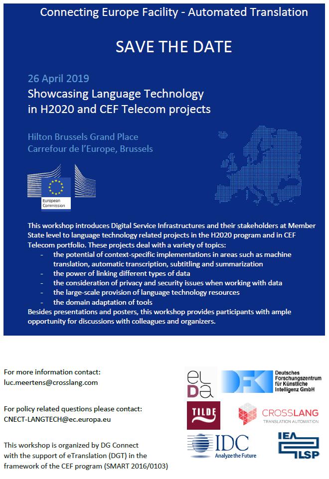 ape_quest's tweet photo. We are excited to present our APE-QUEST project on 26 April at DG Connect’s workshop “Showcasing Language Technology in H2020 and CEF Telecom projects” https://t.co/QsiXigDe4n