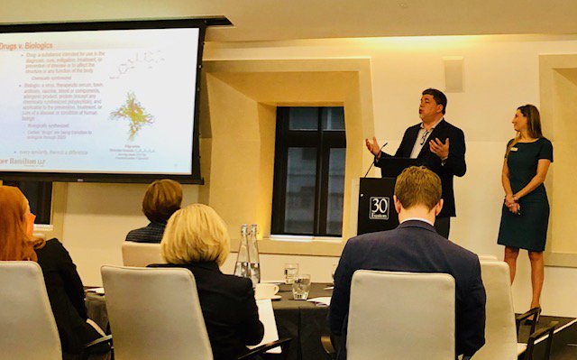 RayMillerIP's tweet image. The @PepperHealth European tour continues today as my partner Nicole Stakleff and I spoke about #IP and #healthcare at the @HGF_IP conference, hosted at London's @rcgp. Thanks to all who attended today and earlier this week in Manchester!