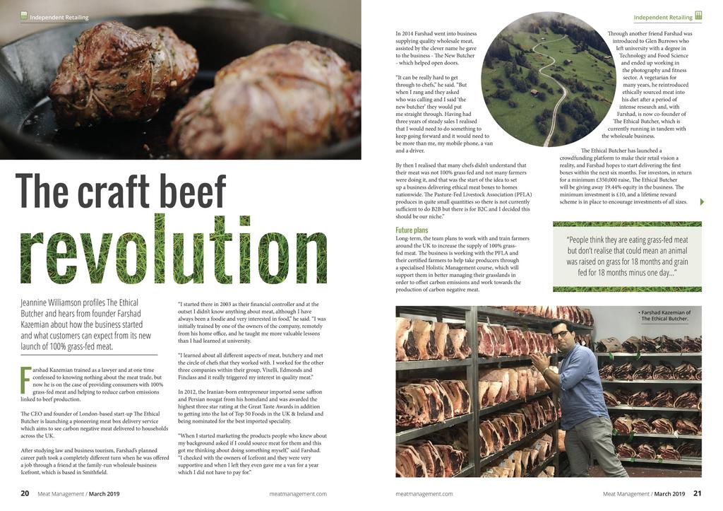 ethical_butcher's tweet photo. THANK YOU @MeatManagement! We're delighted to be in your most recent magazine! Read the full article here: https://t.co/PWIu3MofzN

Page 21! 

#meatmanagement #craftmeatrevolution 
#craftbeef #meat #Sustainability https://t.co/HZ6MEQsnOk