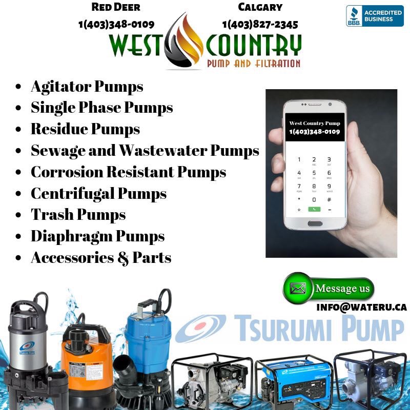 westcountrypump's tweet image. Did you check your Sump Pump?! Was it not working? Need to replace an existing pump? Need a New Pump give us a call today!! 

#tsurumipumpscanada #trusteddistributor #albertacanada #westcountrypump #water