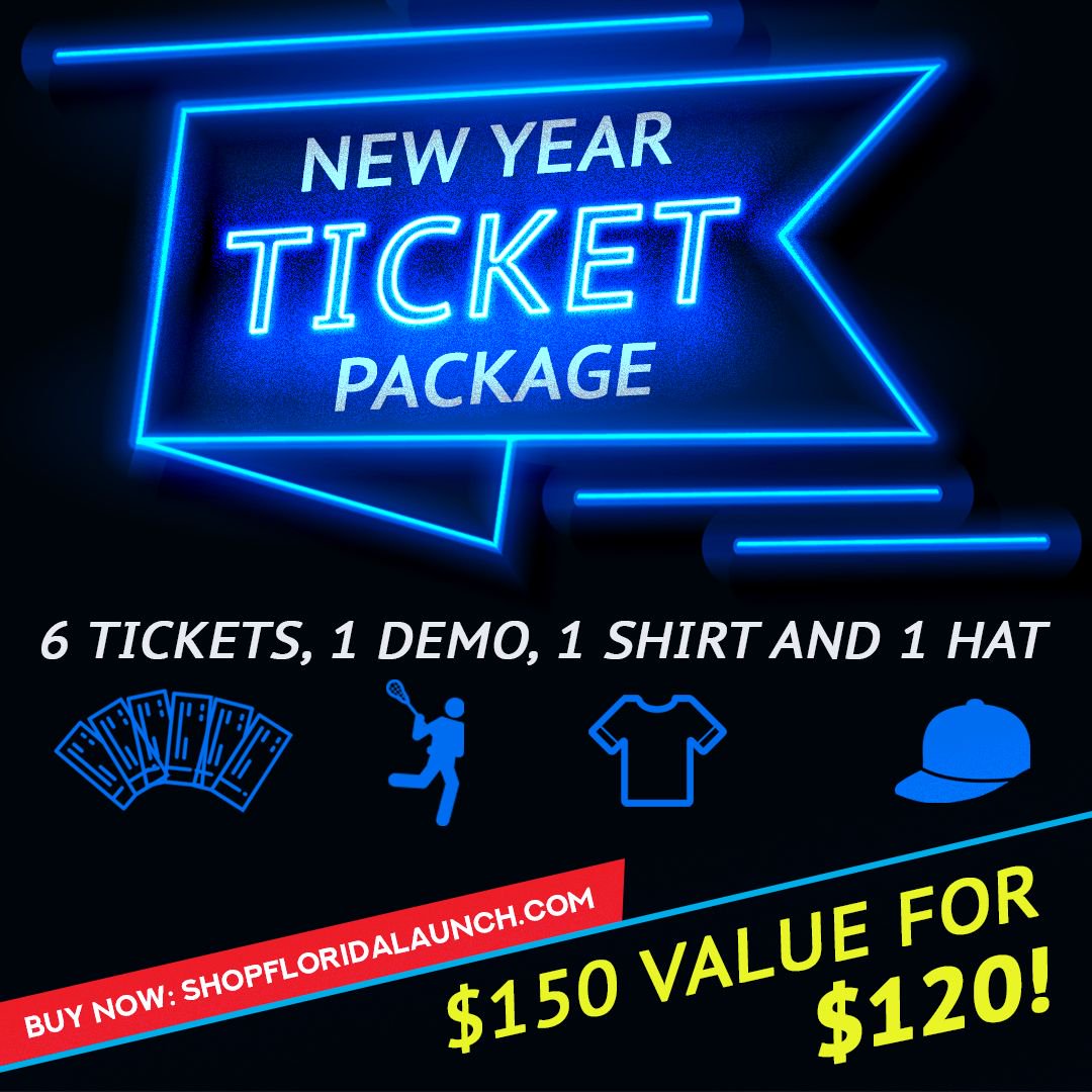 Florida_Launch's tweet photo. What better way to get ready for the 2019 @MLL_Lacrosse season than with a #FloridaLaunch #TicketPackage?

Get our ticket deal today before it's gone!

Grab your tickets here: https://t.co/Ux6tQWcOIV

#321Launch #Mission19 https://t.co/Elomzy6XWg