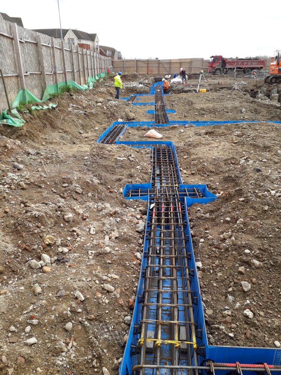 Good progress at an up and coming site in Ipswich for LMH. Prefabricated bar supplied by us at Total teamed up with Swiftform supplied by Spencer Law ... can’t beat it! #Prefabrication #Swiftform #Construction #Site #Accessories #NoSpill #GetAQuote