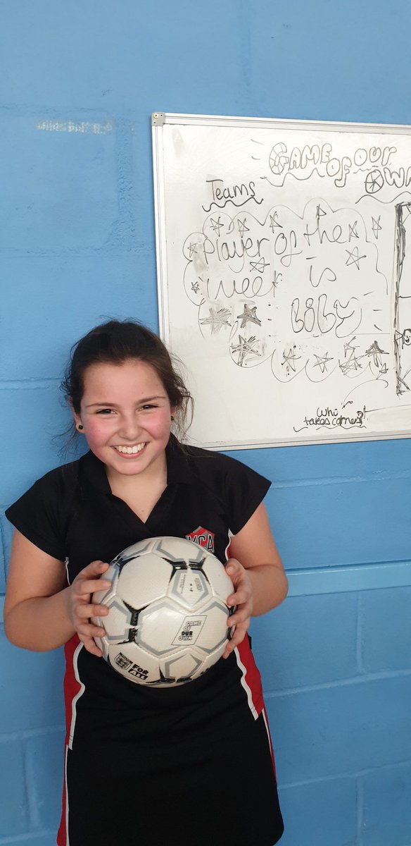 _KA_PE's tweet photo. Another fun session by the Football Ambassadors today with the year 7s. Well done to theplayer of the session Lily, for her bravery in goal. The girls are looking forward to Monday's tournament to show off how much they've improved. #gameofourown #leadership #capturethefootball https://t.co/Cdit6aXWBR