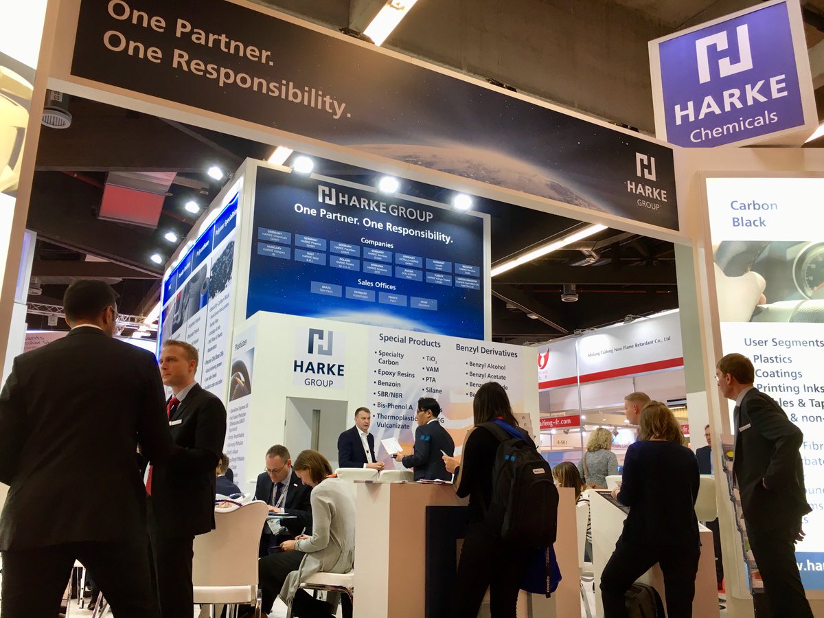 harkegroup's tweet photo. Thank you for the first day at #ECS2019 / We look forward to meeting you tomorrow at #HARKE booth 4-363 in hall 4. Here you will find the experts for Coatings, Plastics & Polymers cpp@harke.com | https://t.co/cXHhdJYRAn | #OnePartnerOneResponsibility #ConnectingWorldMarkets https://t.co/NR54bObbBr