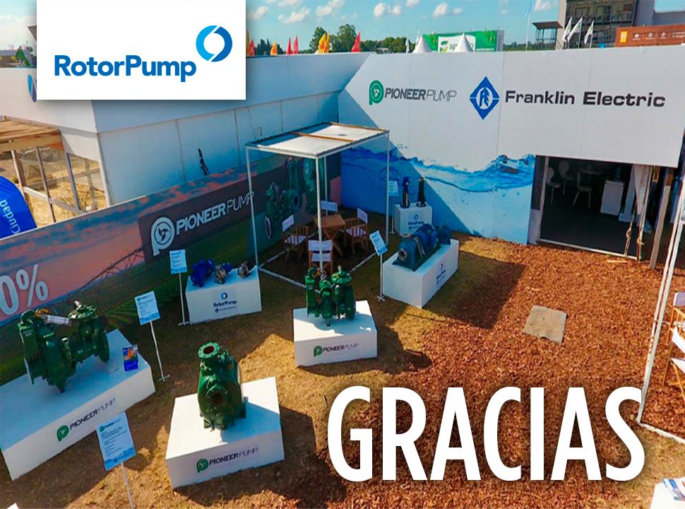 RotorPump's tweet photo. GRACIAS a todos los clientes y amigos que visitaron nuestro stand. Nos vemos en Expo Agro 2020! 
#Expoagro2019 #RotorPump #FranklinWater https://t.co/r9kpYl9nuQ