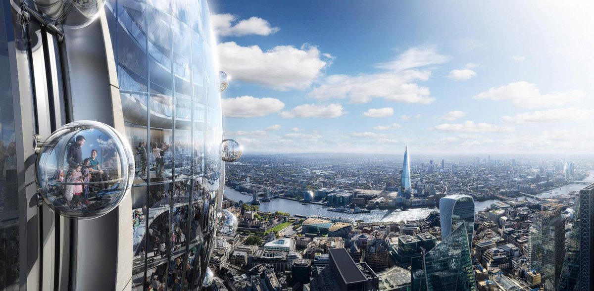 fachbau's tweet photo. Ein neues Wahrzeichen für London: «The Tulip» ist ein Projekt des Architekturbüros Foster + Partners. Der Wolkenkratzer mit seiner von der Natur inspirierten Form soll neben «The Gherkin» zu stehen kommen und zugleich dessen öffentliches Angebot erweitern: https://t.co/GHguUobIoK https://t.co/1IrAXFywOg