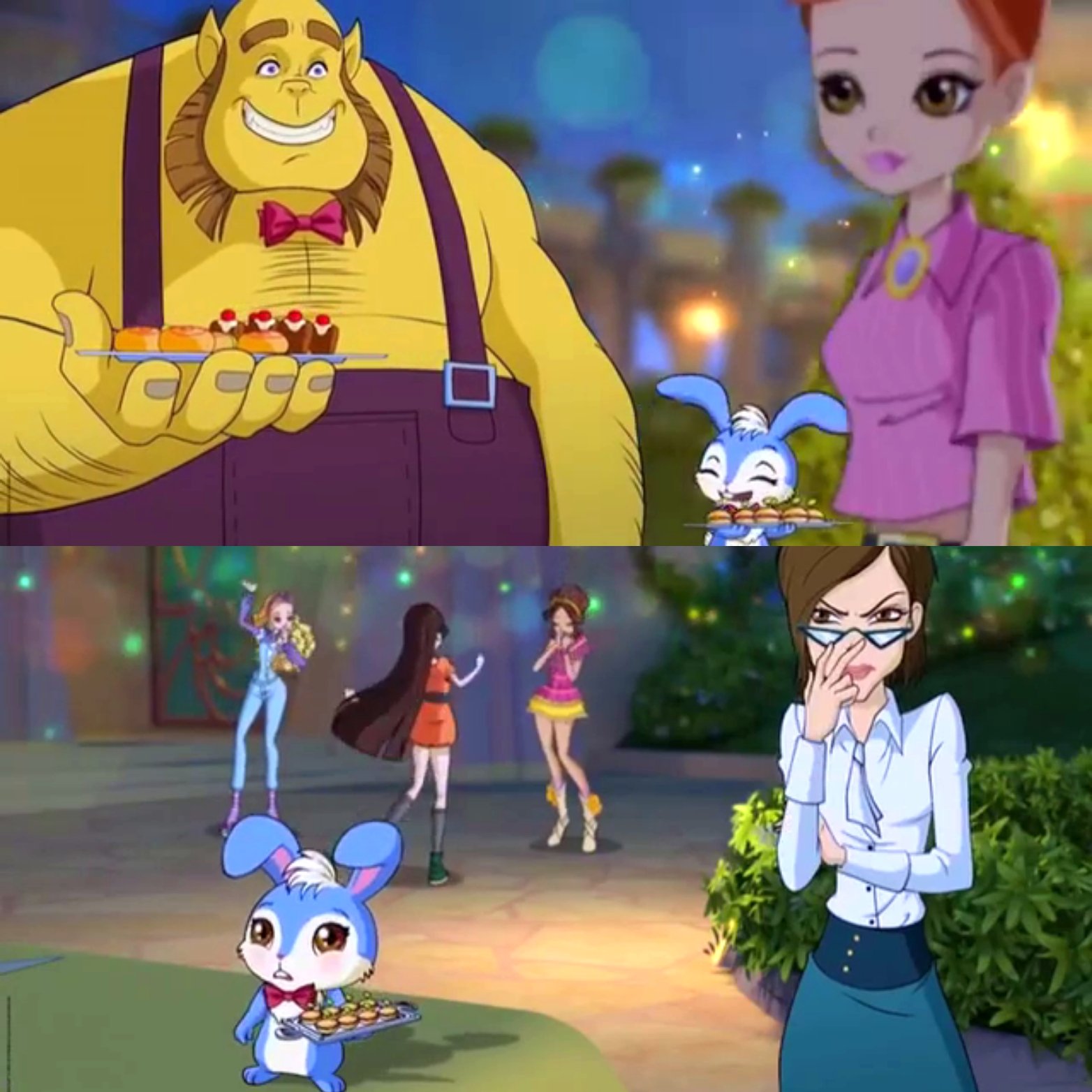 Дарси трикс в очках. Винкс трикс дарси. Винкс огр кнут. Очки винкс детские. Винкс тролль.