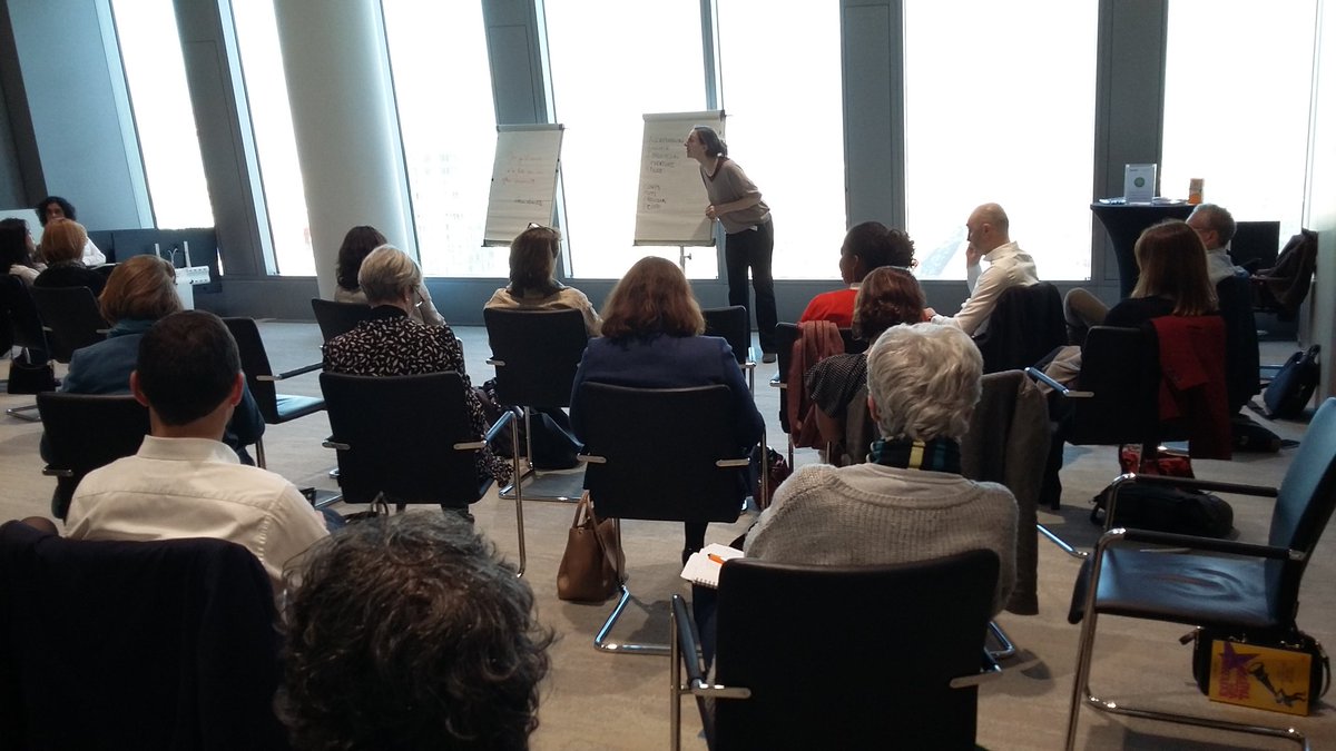 ImprO2formation's tweet photo. Atelier "gérer les personnalités fortes" avec notre comédienne-consultante dans le cadre du printemps de la mixité. Merci @DeloitteFrance pour votre accueil et la beauté de la vue! https://t.co/u7Om4m19jS