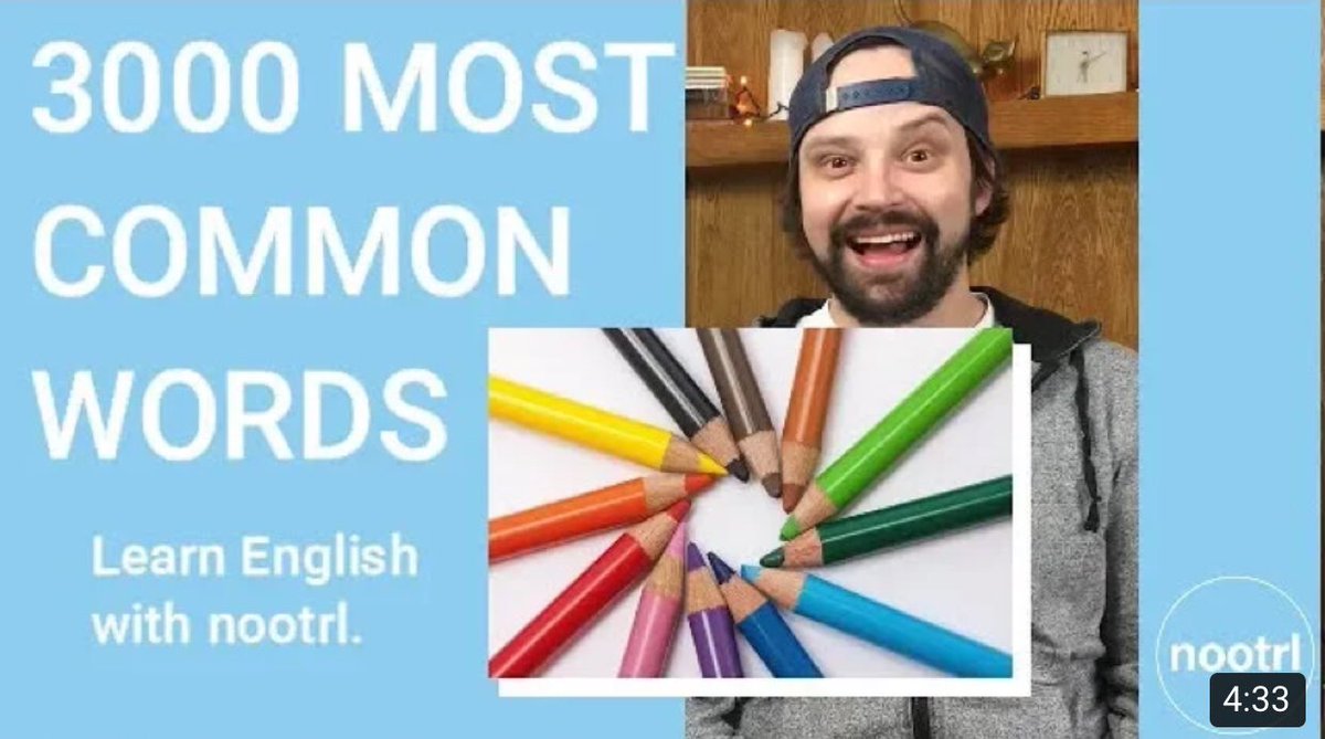 nootrlept's tweet photo. #ThreeThousandWords to #English Fluency
About Colors!
https://t.co/0SA4dfdsqI
#esl #ell #efl #ellchat #engchat #langchat #edchat #publiceducation #learnEnglish #reading #writing #hearing #communication #bilingual #multilingual #englishchat #toefl #tesol #ielts #English #colors https://t.co/mrK4eeTZ4d