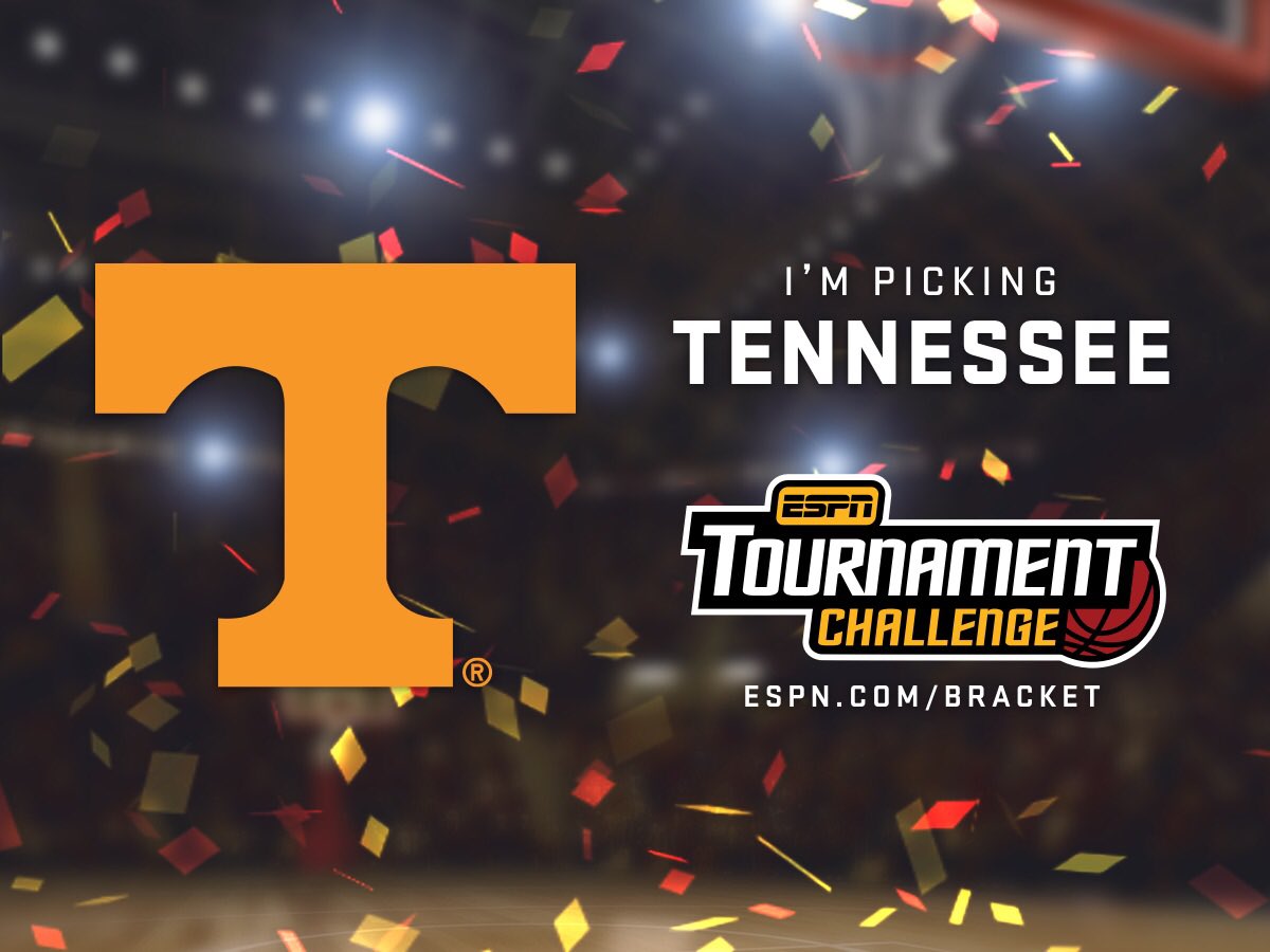 1austinmccarter's tweet photo. I picked Tennessee to win the National Championship. Who will you pick? #bracket https://t.co/UxqoX2gIMU https://t.co/RbgxJzDhIz