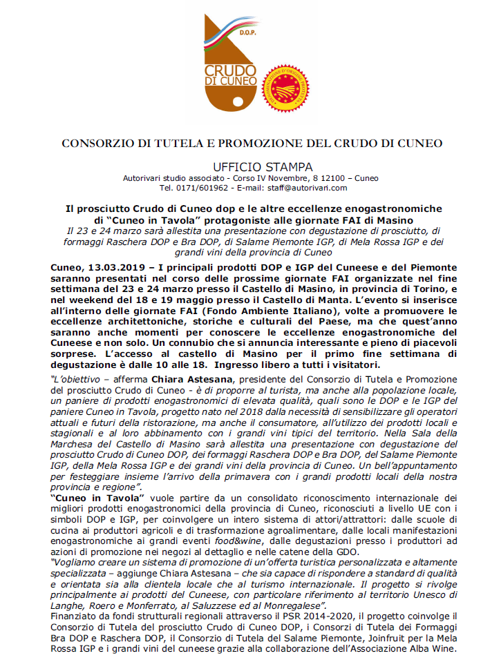 Anche la nostra #MelaRossaCuneoIGP  sarà tra i  protagonisti delle giornate FAI del Castello di Masino in  programma sabato 23 e domenica 24 Marzo. Venite a degustare le #eccellenze gastronomiche del nostro #territorio!
 #joinfruit