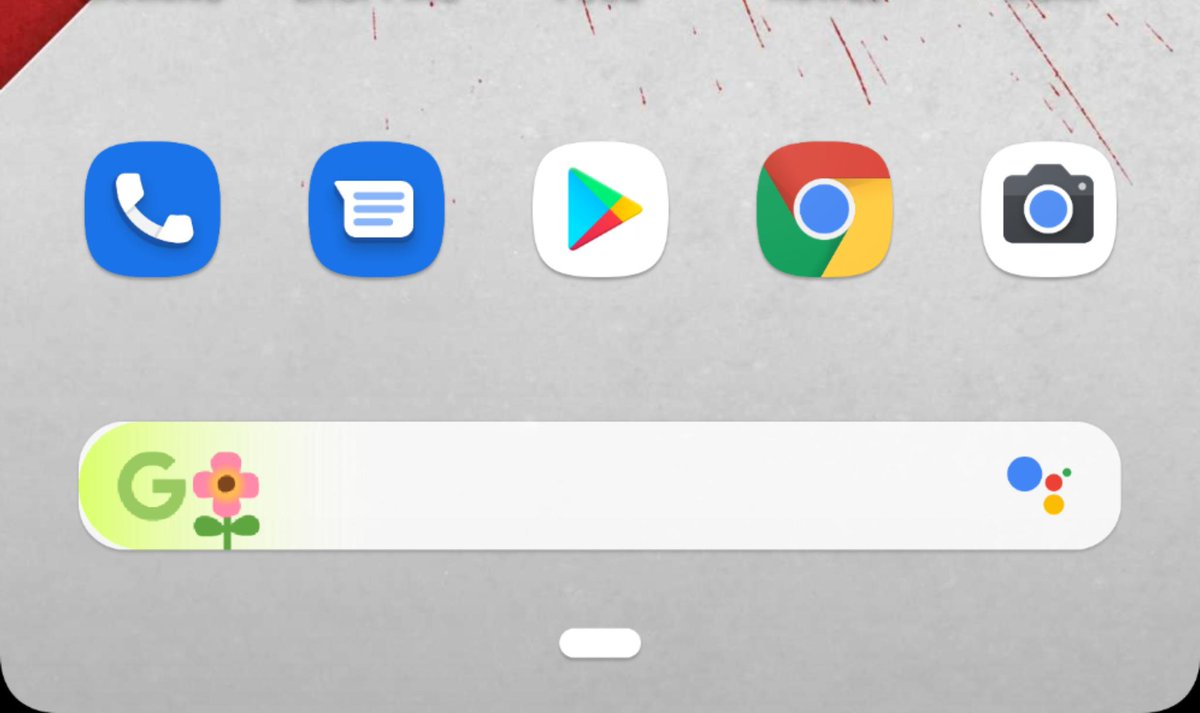 __spd__'s tweet image. Always wandered what the &quot;searchbox effects&quot; are, saw it for the first time suddenly on my pixel . Coming with Android Q (I am on beta) ? @Google