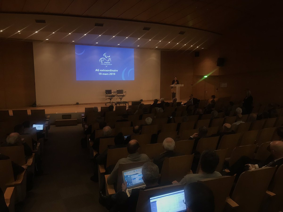 FRAparalympique's tweet photo. Réunis en assemblée générale, aux côtés de @FranceOlympique, les membres du CPSF votent pour la participation de @FRAparalympique à la future agence nationale du sport à l’unanimité des membres. 
==> Au tour de @FranceOlympique ! https://t.co/WmjUcnrY6T