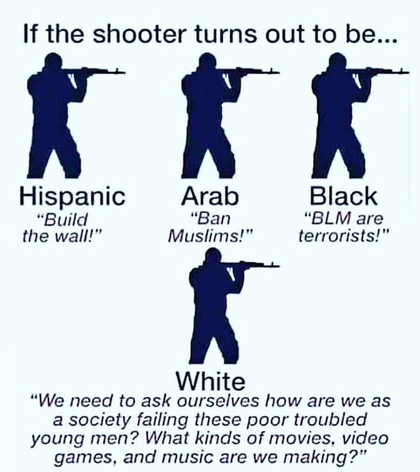 Meme: If The Shooter Is… http://dlvr.it/R17w6z