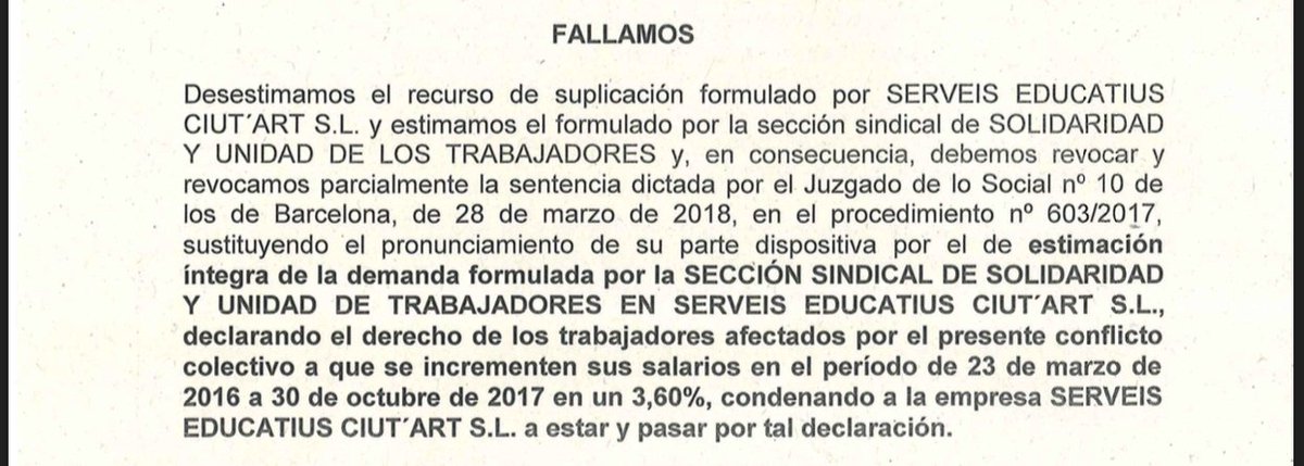 vaga_ciutart's tweet image. Si ets o vas ser treballador/a de Serveis d'Explotació Ciut'art entre el març 2016 i l'octubre de 2017. Posat en contacte amb seccio.sut.ciutart@gmail.com per tal de reclamar els diners que et deuen