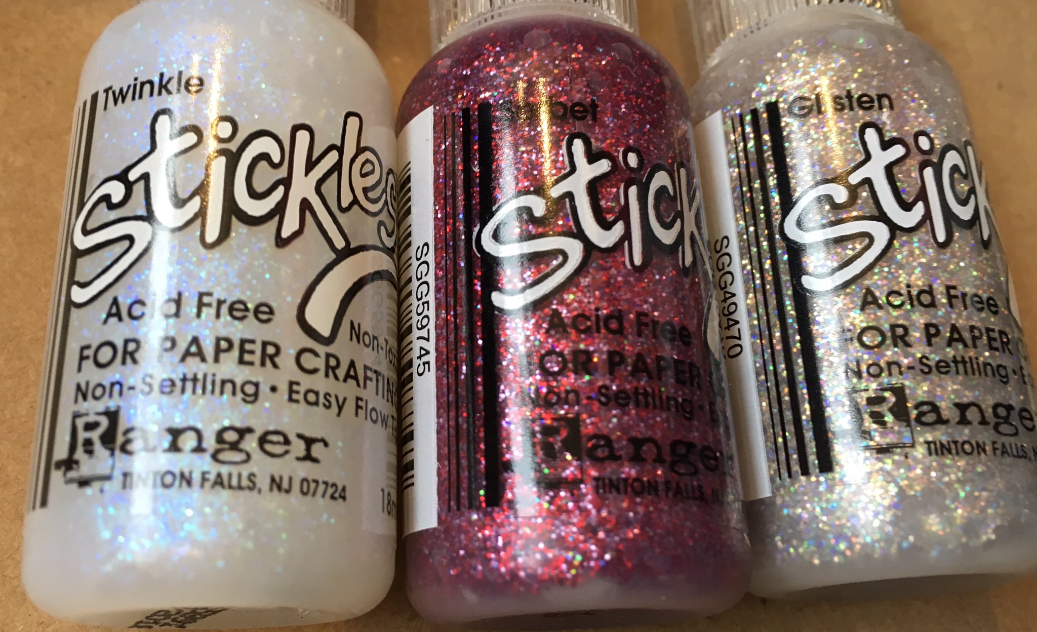 Ranger - Stickles Glitter Glue - Pink Taffeta