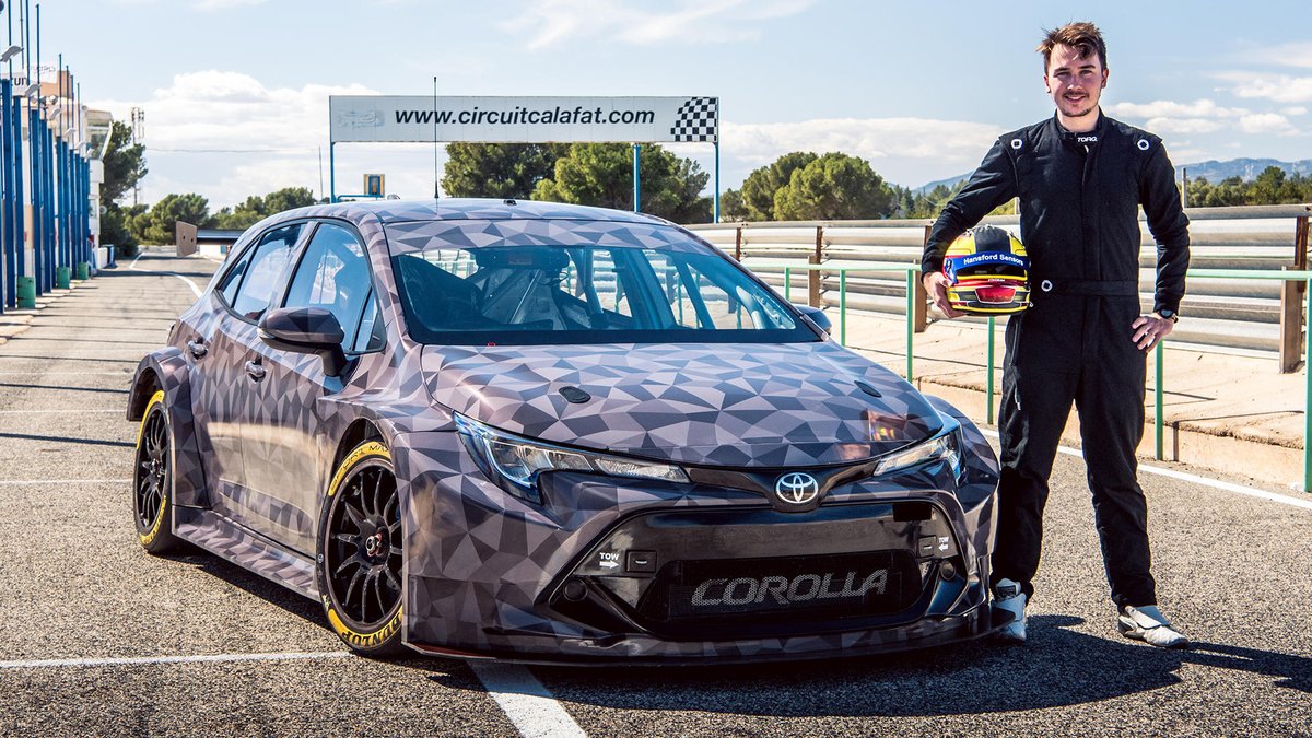 MatraxRacing's tweet image. #BTCC. After 30 years of wait, the name of Toyota Corolla returns to the @BTCC. Team @ToyotaUK @SpeedworksMS has tested the 🚙 last week at @CircuitCalafat (Spain).Look at the beast, with @Tomingram80 behind the wheel, roaring on track.➡👀 📹 ow.ly/vgHl30o6JYQ
📷 Toyota UK