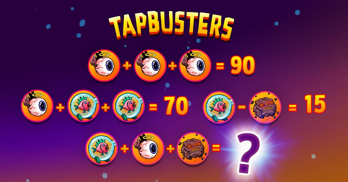 TapBusters's tweet photo. What better time to be tested than on a Tuesday? Solve this puzzle in under a minute or suffer the wrath of 200 IQ memes for an eternity!

#TapBusters #TiltingPoint #mobilegames #puzzle https://t.co/OYCW66wiY9