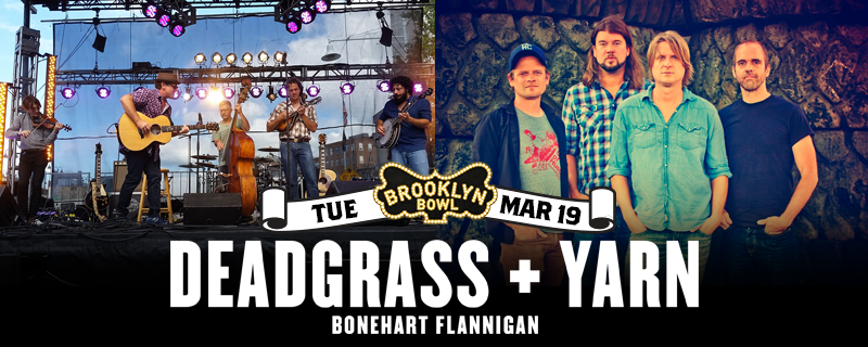 brooklynbowl's tweet photo. #TONIGHT step into the #bluegrass wonders of @Deadgrass's take on #JerryGarciaBand w/ the #Americana vibes of @brooklynyarn + @bonehart1! Tickets-->> https://t.co/ZpMLDl6DvF https://t.co/WjkZXoYq5Z