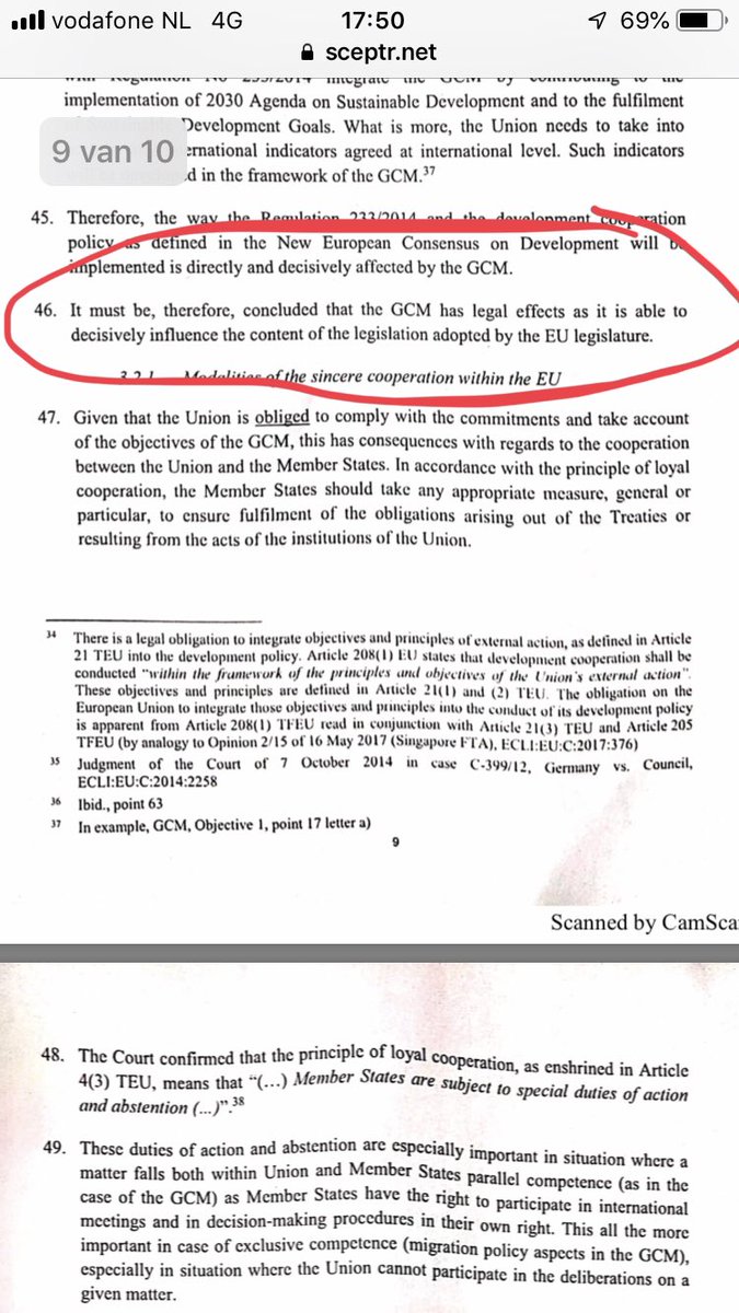 elodieverweij's tweet photo. Uit gelekte nota Europese Commissie blijkt dat Marrakesh-pact tóch juridisch bindend kan zijn. Bron: https://t.co/Mo7q5TCaVa https://t.co/UeVU9aVTqB