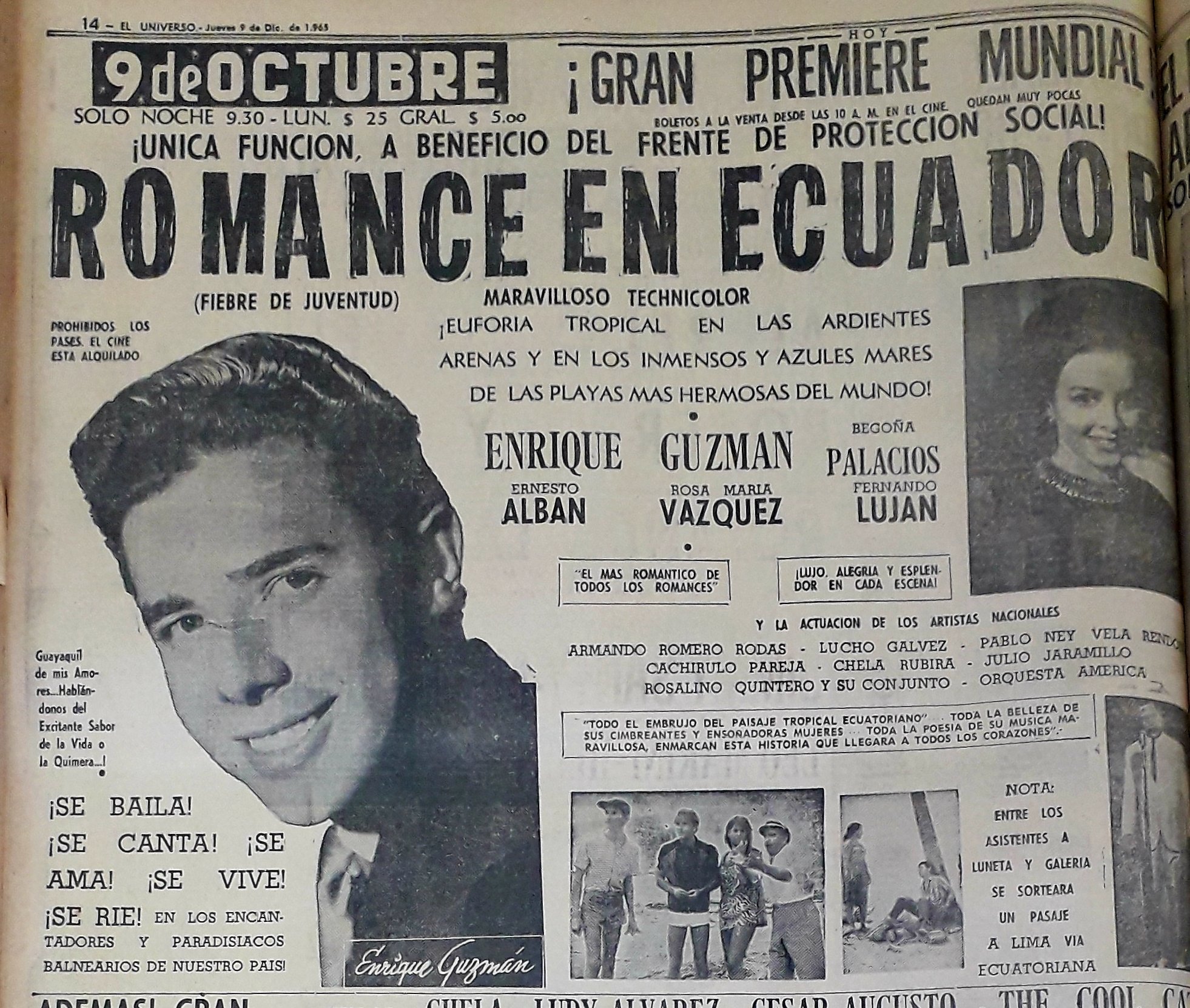 Antonio Ubilla ٹوئٹر پر Romance En Ecuador En 1965 En Cartelera