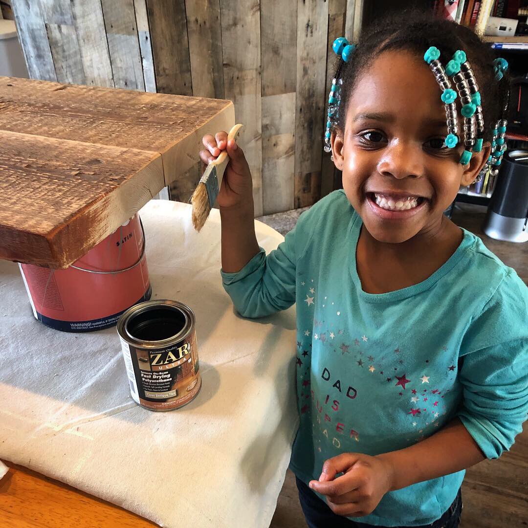 CGCedarworks's tweet photo. Today we put the finishing touches on a cabinet that will also serve as a functional countertop.  Completed in short order thanks to the help of my trusted sidekick!

#rustic #rusticfurniture #reclaimedwood #barnboard #upcycle #furniture #antique #repurposedfurniture #madeinusa https://t.co/2zmC53wIES