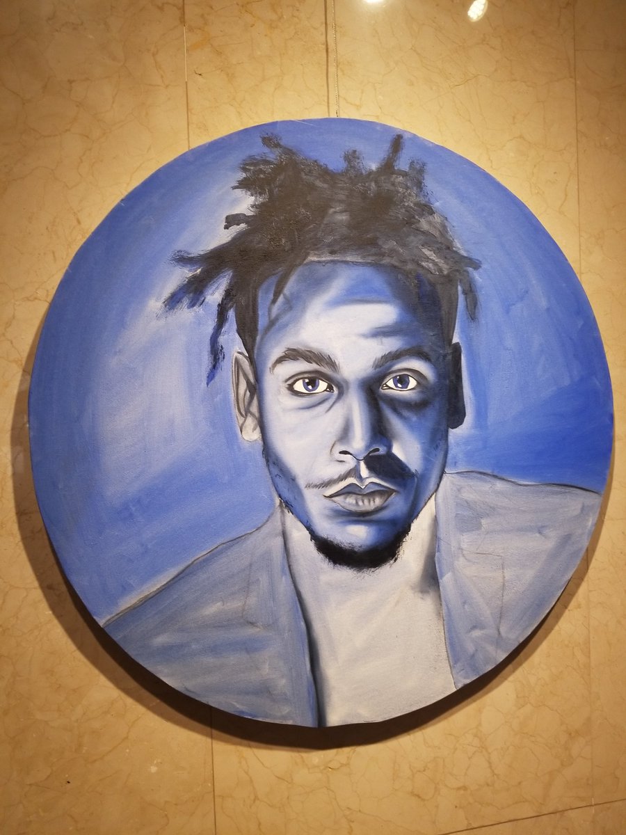 Anna_M_Roman's tweet image. Hello from the Raleigh Municipal Building. Beautiful artwork up from the Black on Black Project. More about the exhibit:  blackonblackproject.com/i-feel-like-th… #ralpol #theblackonblackproject #IFeelLikeTelvin