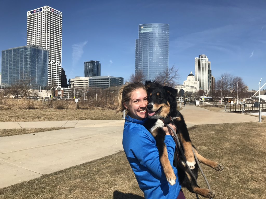 suzspencertv's tweet photo. Puppy (a growing puppy) photo shoot on this beautiful March day! #australianshepherd #jrspupsnstuff #wally #dogsofmilwaukee https://t.co/KEttPSRZwR