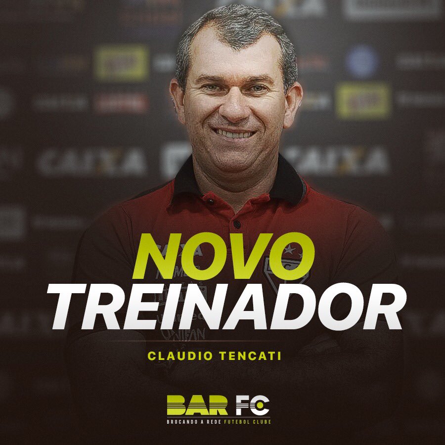barfutebolclube's tweet photo. Aprovado ? Claudio Tencati é novo técnico do @ECVitoria. Treinador chega com contrato até o final da Série B.
#barfc #futebol #birita https://t.co/2MprB3LxSc