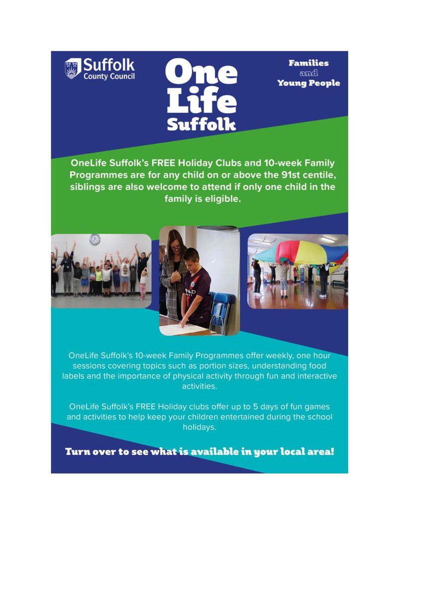 DenesSports's tweet photo. We are happy to host @OneLifeSuffolk here @OrmistonDenes 
Please book your place early to avoid any disappointment.
  #HealthyEating #healthylifestyle &amp; lots of #Fun https://t.co/PffxDI6mTn