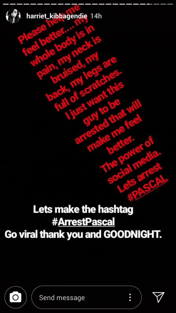 KeepItKiss's tweet image. Tonight&apos;s TT : #ArrestPascal is currently trending.Pascal is a stranger that Harriet let into her house 2 nights in a row.She alleges he raped her&amp;amp;tried to kill her. 

#TeamAfterburn would you allow a stranger into ur home? #TruthfulTuesday @AfterburnKISS